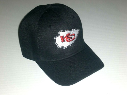 Kansas City Chiefs Hat Cap KC Black 