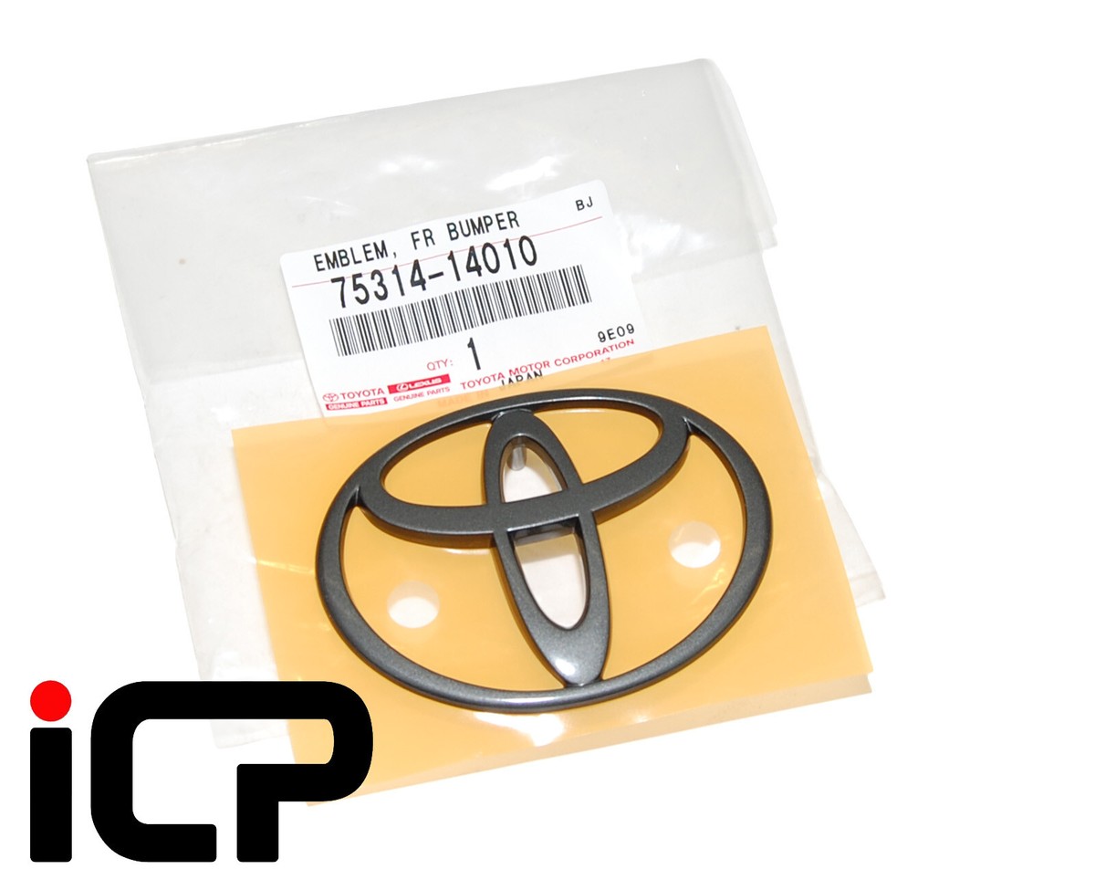 Genuine Front Bumper Badge Emblem 75314-14010 For Toyota Supra