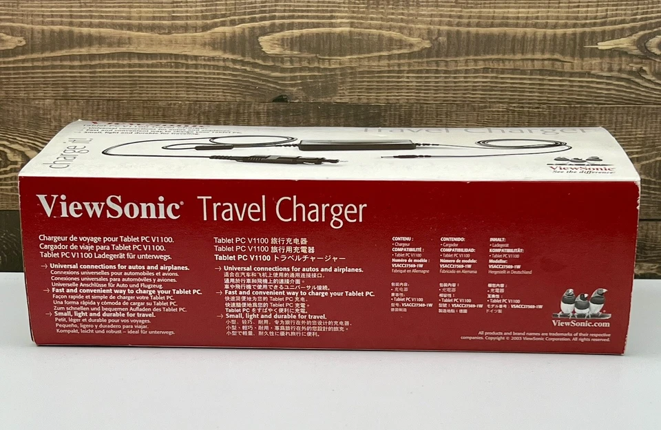 ViewSonic Tablet PC V1100 Travel Charger - Image 2 of 4