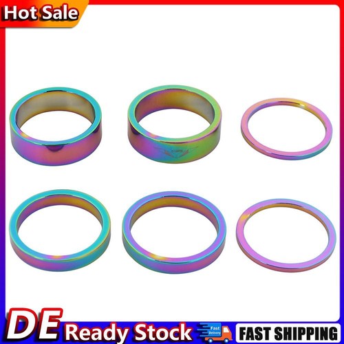 Produktbild von 6pcs Fahrrad Headset Spacer Fahrrad Lenker Vorbau Spacer