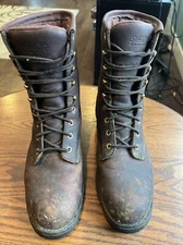Chippewa amen logger boots size 10 XW