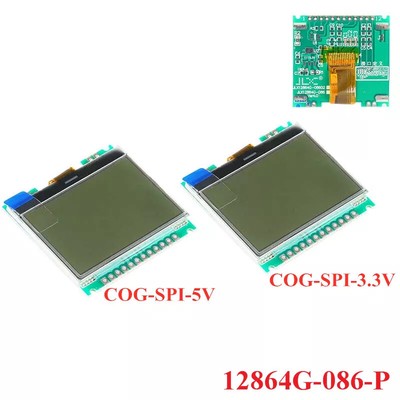 12864 LCD Display Module COG SPI Interface 128x64 Dot Matrix for Arduino