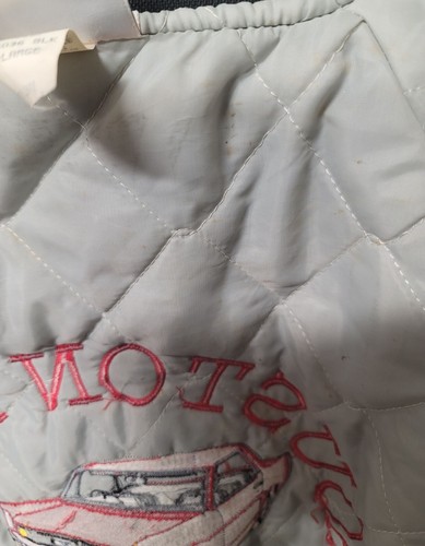 Hartwell Sports Nylon Jacket XXL Mustang Houston Embroidered Back - Made In USA - Picture 16 of 18