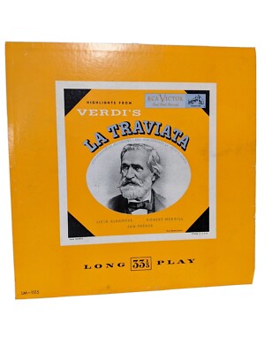 Highlights From Verdi's La Traviata - Albanese, Merrill, and Peerce - LM-1115