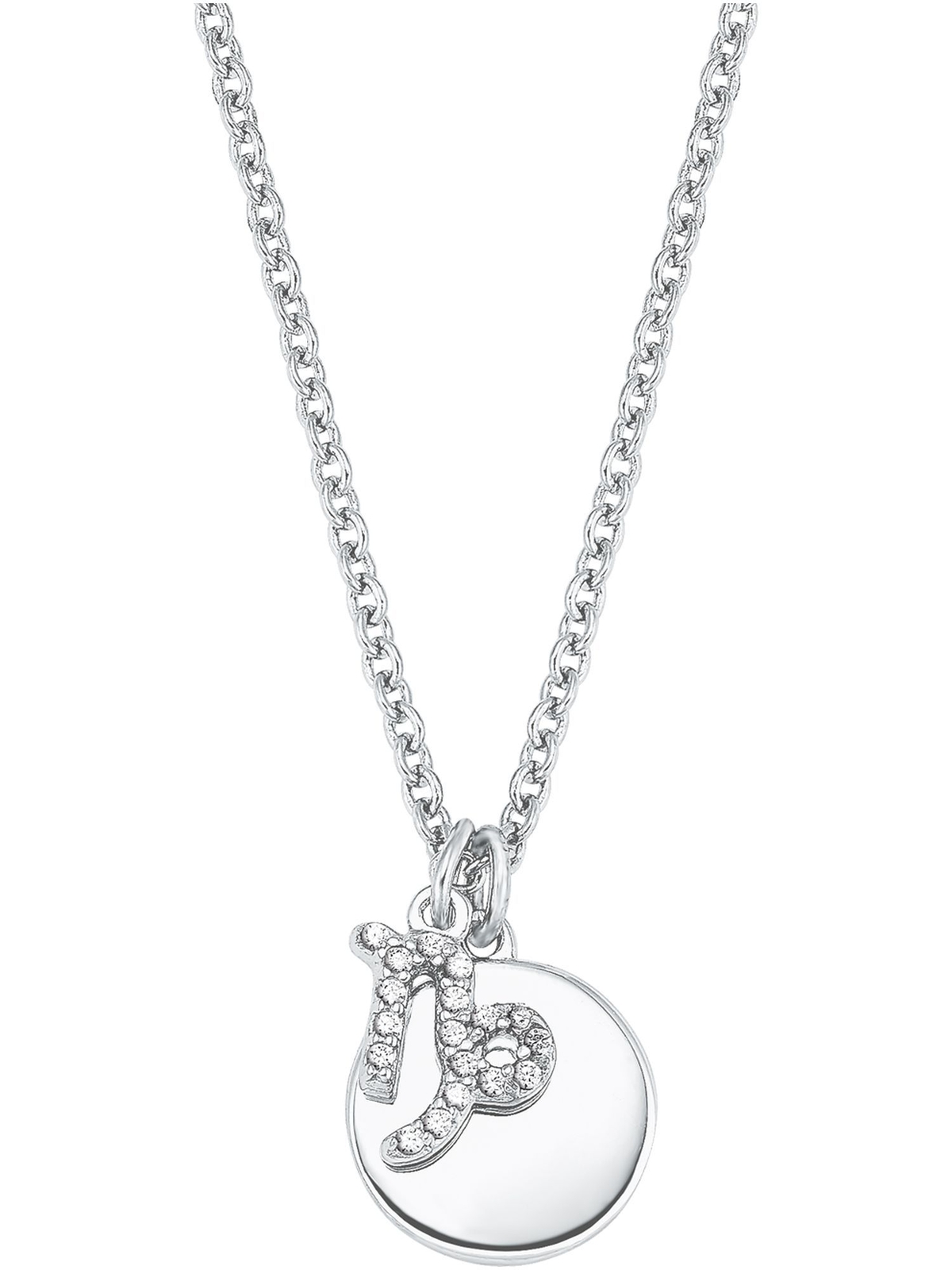 sOliver 2034200 Колье Damen Steinbock Silber Wei 45 см 12190₽