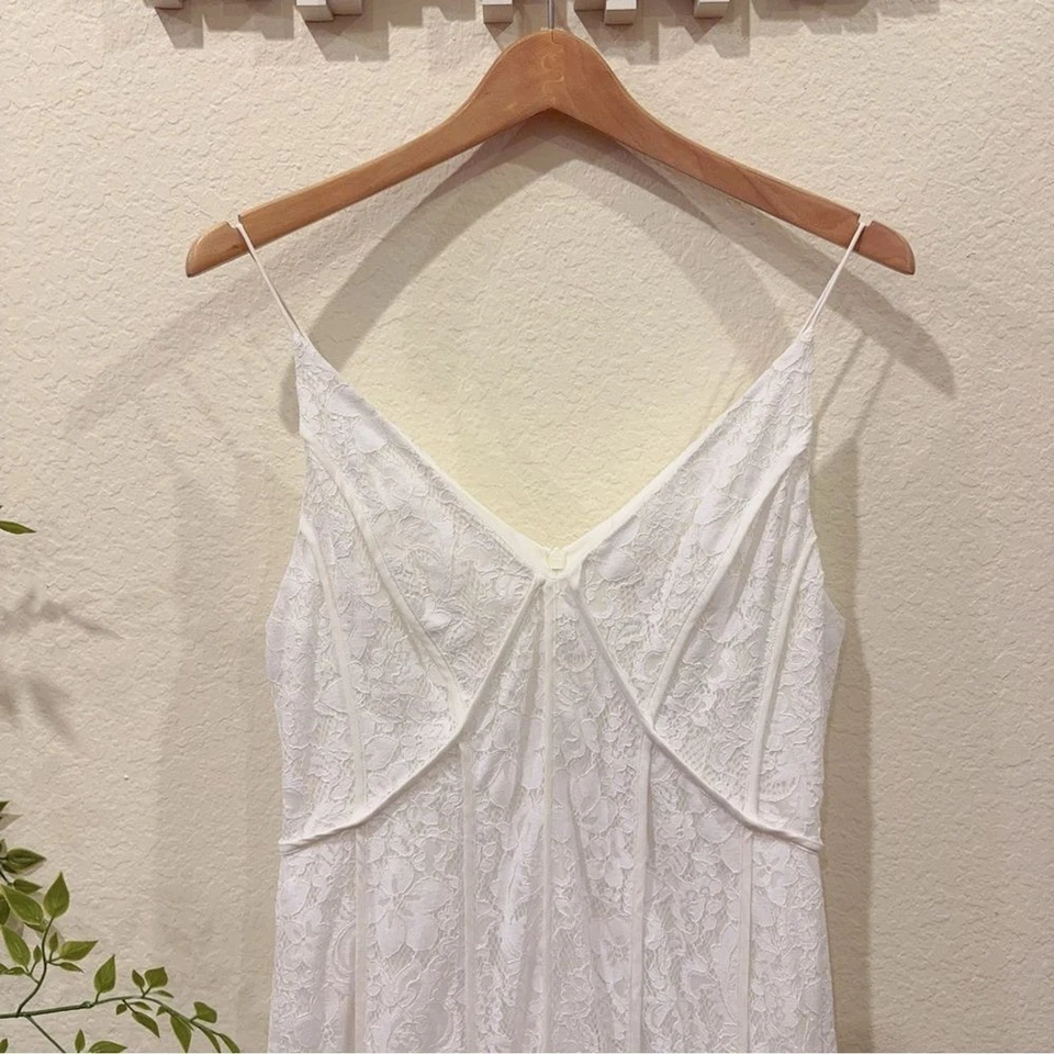 Vestido de encaje Keepsake the Label Dreamers en blanco marfil nuevo con etiquetas boda novia talla M Foto 3 de 4