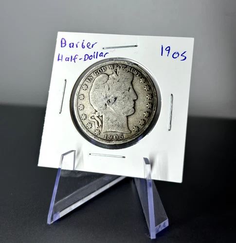 1905-P Barber Half-Dollar Silver Coin