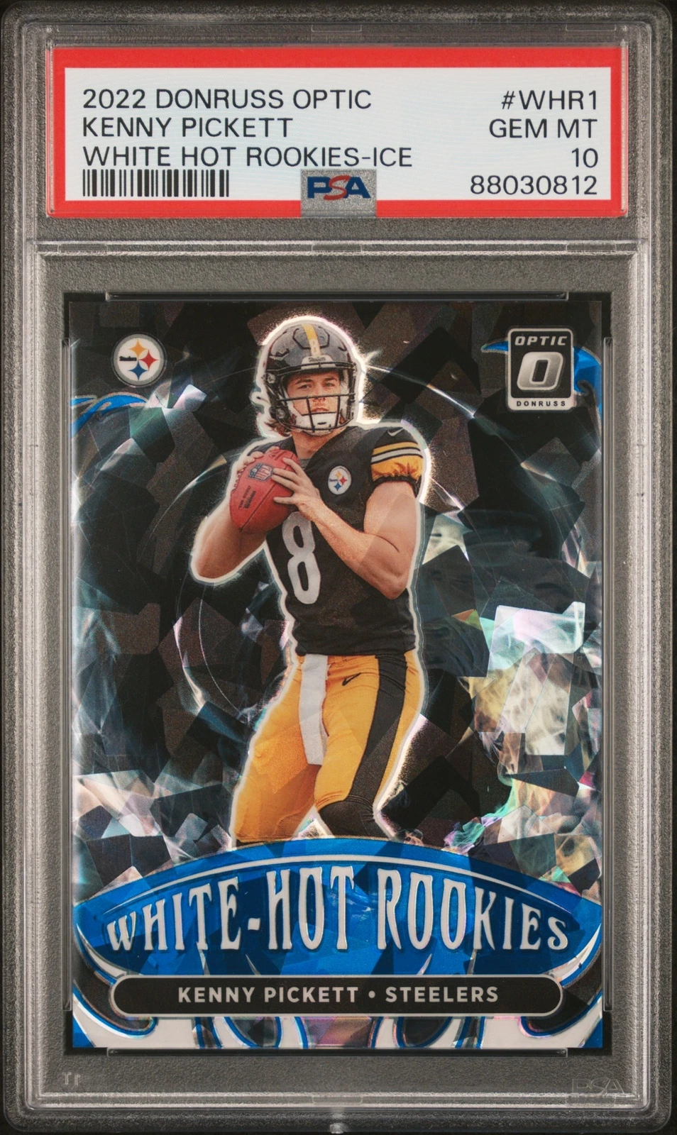 Kenny Pickett Panini Donruss Optic White Hot Rookies #WHR1 Ice
