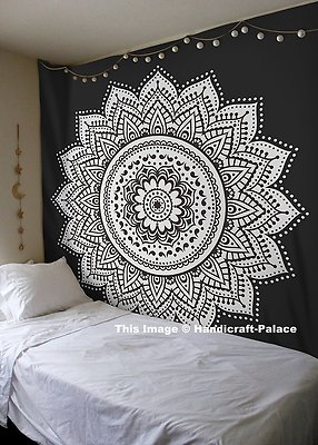 Indian Ethnic Dorm Decor Wall Hanging Hippie Mandala Tapestry Bohemian Bedspread
