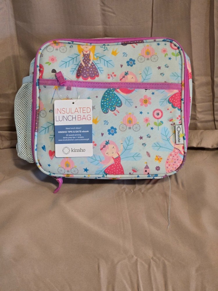 Kinsho Insulated Lunch Bag with Leakproof Lining and Adjustable Strap