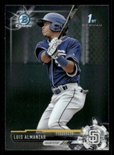 2017 Bowman #BCP8 Luis Almanzar Chrome Prospects