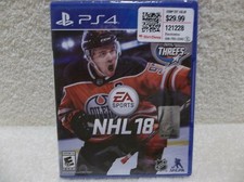NHL 18 (PS4,Sony PlayStation 4, 2017) Hockey, Brand New Factory Sealed