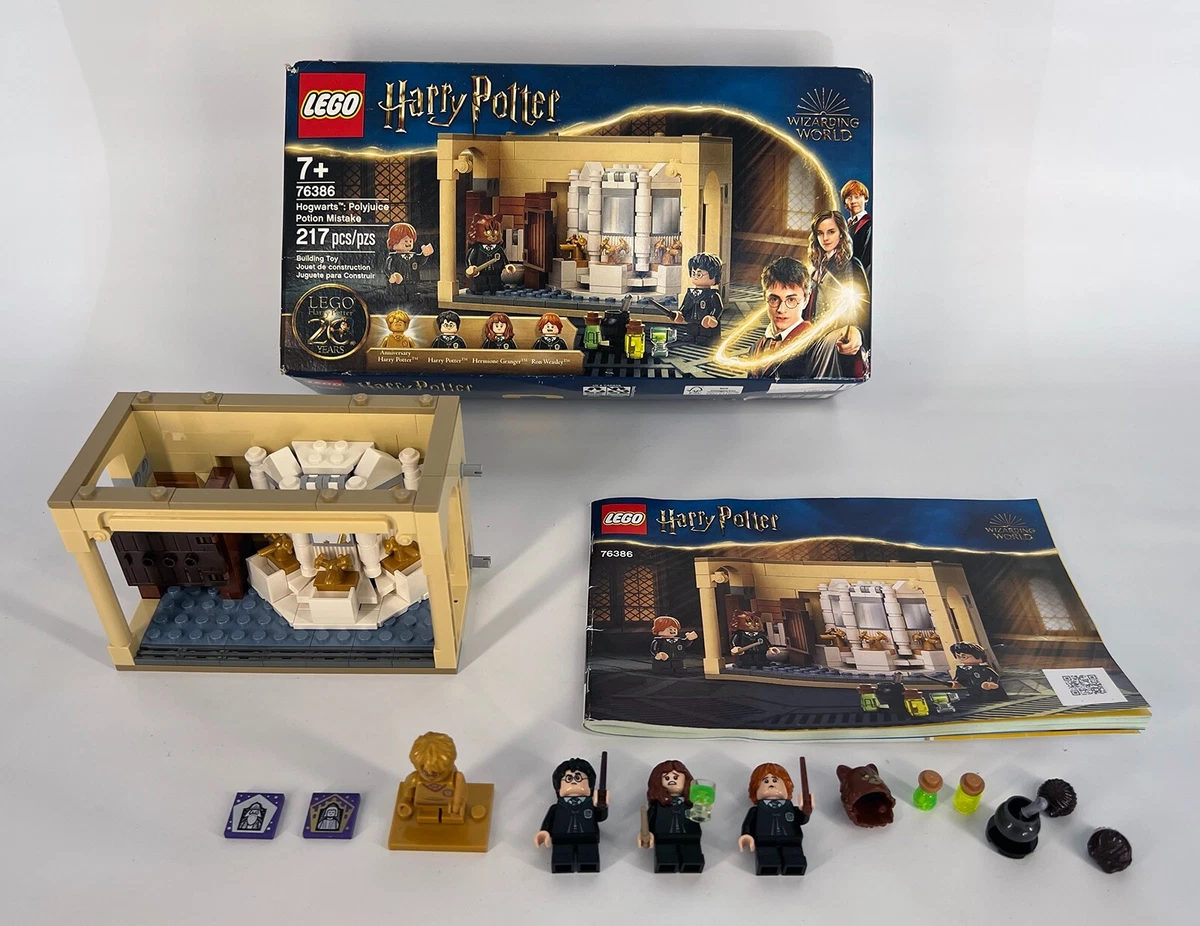 Lego Harry Potter 76386 Hogwarts: Polyjuice Potion Mistake Set 100%  Complete