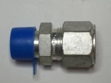 1- Parker Carbon Steel CPI Connector, 1/2" Tube x 3/8" Male NPT, 8-6 FBZ-S  