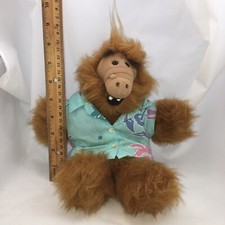 ALF Hand Puppet 1988 Alien Productions Hawaiian Shirt Burger King Promo