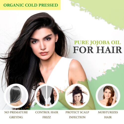 250ml Jojoba Golden Oil 100% Pure Cold Pressed Unrefined Hair & Skin Care DIY - Picture 3 of 7