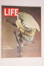 Life 1964 MacArthur Mustang Pieta Tennis Novak Salem Devoe Yuban GMC Car Ad M02