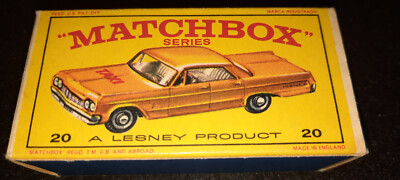 Moko, Lesney, Matchbox, sehr seltene  leere E2-Box - 1966-1967 - der Nr.: 20C