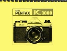 Pentax K-1000 K1000 Camera OWNER'S OPERATING MANUAL and SERVICE MANUAL
