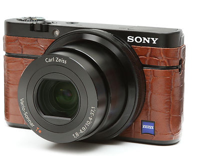 Camera Leather decoration sticker for Sony DSC-RX100 Crocodile