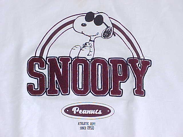 PEANUTS SNOOPY ATHLETICS DEPT SINCE 1950 SWEATSHIRT XXL