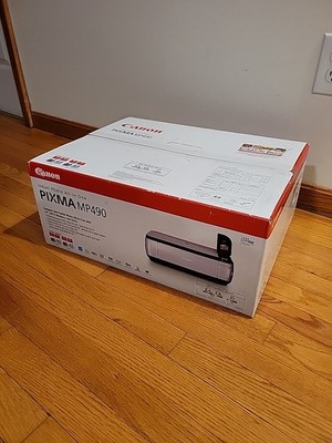 Canon PIXMA MP490 All-In-One Photo Inkjet Color LCD Printer Scanner NEW in BOX