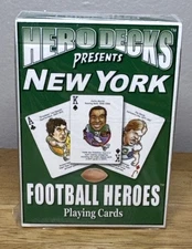 New York Jets Football Heroes: Playing Cards By Hero Decks - Sealed