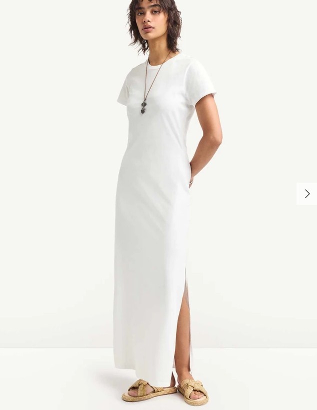 womens cotton jersey dress Coast Shirt - White Jersey-Relaxed yet refined, the Coast Shirt plp-19165
