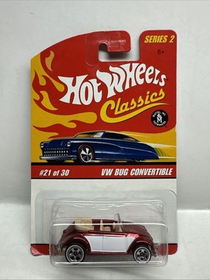 (D4) Hot Wheels Classics VW Bug Convertible Red Shipping Deals READ!
