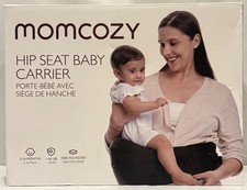 Momcozy Hip Seat Baby Carrier Adjustable Waistband Medium Black