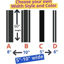 Racing Stripe Decal Vinyl Stickerauto Body Styling Strip-waterproof Racing Stripe Decal Vinyl Stickerauto Body Styling Strip-waterproof