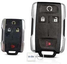 SKS Key Fob Cover Case Replacement for 2014 2015 2016 2017 2018 2019 Chevrolet