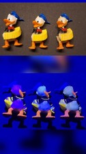 Jajko niespodziane Flota Donalda Rodzina - Kaczor Donald - 1986 - Disney - 3 warianty i UV 