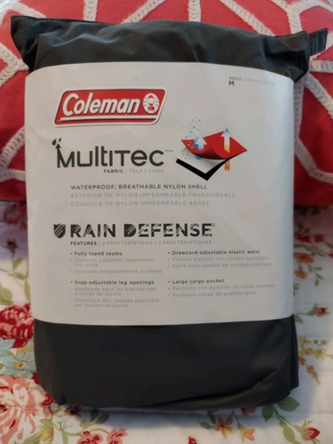 Coleman Apparel Mens inlet Nylon Jacket XL Blk (Rain Defense)Multitec Nylon - Picture 2 of 2