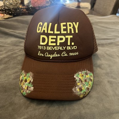 Gallery Dept. Brown Graffiti Workshop Trucker Mesh Snapback Hat