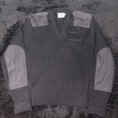 Scharf & Breit Type 1 Men's 100% Wool V Neck Pull Over Size Medium