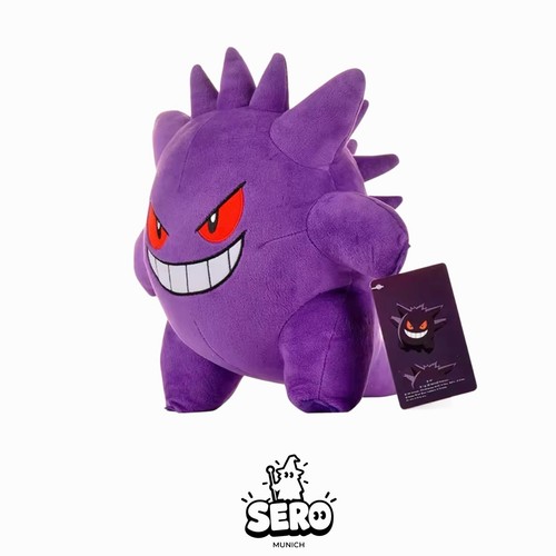 Pokémon Gengar Plüschtier 24 cm Kuscheltier Stofftier Sammlerfigur