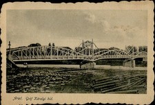IMR02567 romania arad karoly metal bridge mures river ca 1941
