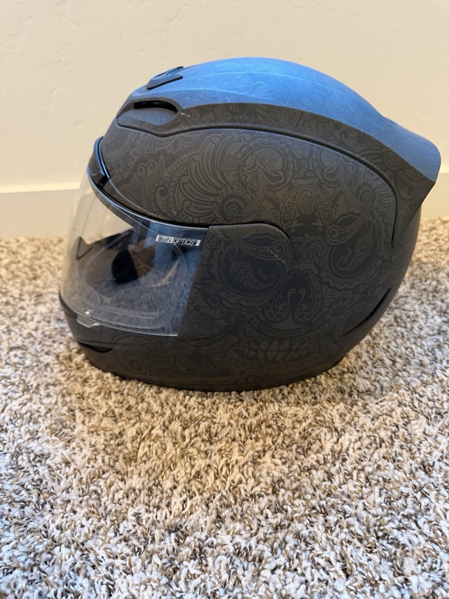 ICON AIRMADA ブラックNOIRサイズＬ（訳あり） Icon Airmada Helmet Paisley Black SIZE L | eBay