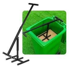 Steel Manual Wheelie Bin Compactor, Durable Commercial Trash Compactor