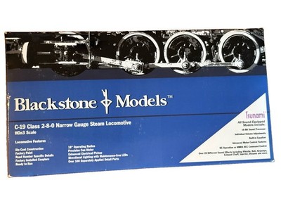 Blackstone Models Rio Grande Southern C-19 Class 2-8-0 Dampflok No.40 H0n3