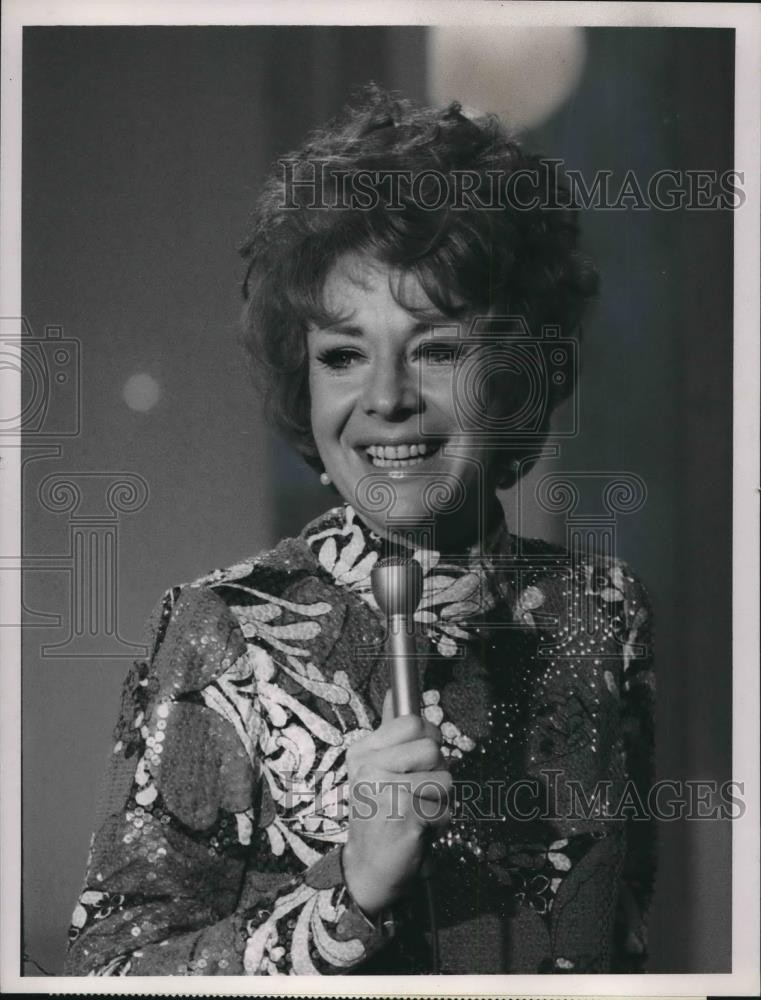 1970 Press Photo Kaye Stevens appears on CBS's 