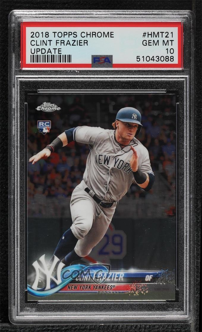 2018 Topps Chrome Update Target Exclusive Clint Frazier PSA 10 GEM MT 14mx