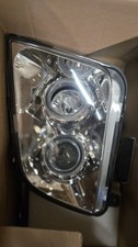LED Halo Chrome Projector Headlights Assembly Pair For 2005-2009 Ford Mustang