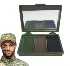 Camo-Compac 3-Color Hunting Face Paint Kit   Long-Lasting, Pocket-Size Camo