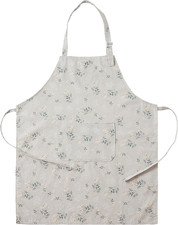 Cotton Linen Apron for Women  Men, Kitchen Cooking Chef Apron with Pockets