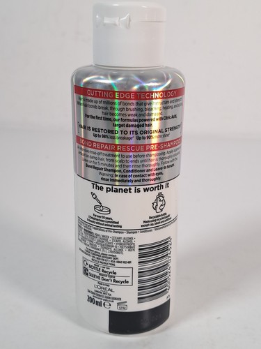 L'OREAL Paris Elvive Bond Repair Pre-Shampoo Treatment 200ml Damaged Hair NEW - Picture 4 of 8