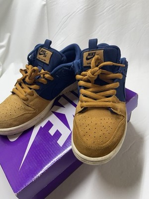 Nike SB Dunk Low Pro PRM 90s Backpack Midnight Navy Desert Ochre DX6775-400 Sz 9