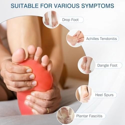 Fixed Dorsal Drop Foot Orthopedic Brace Foot Drop Orthosis Foot Care - Picture 5 of 12