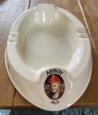 Vintage Abbot Ale Ceramic Collectible Ashtray